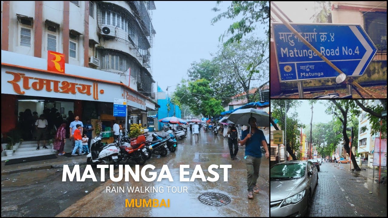 1 Year Ago Today : Rain Walking Tour of Matunga | A Monsoon Memory from 28th Sept, 2024 | 4K Video