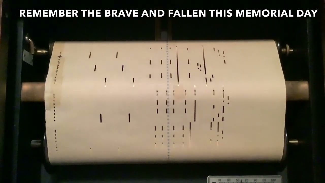 Ben Roth Shares Piano Roll of Stars and Stripes Forever for Memorial Day