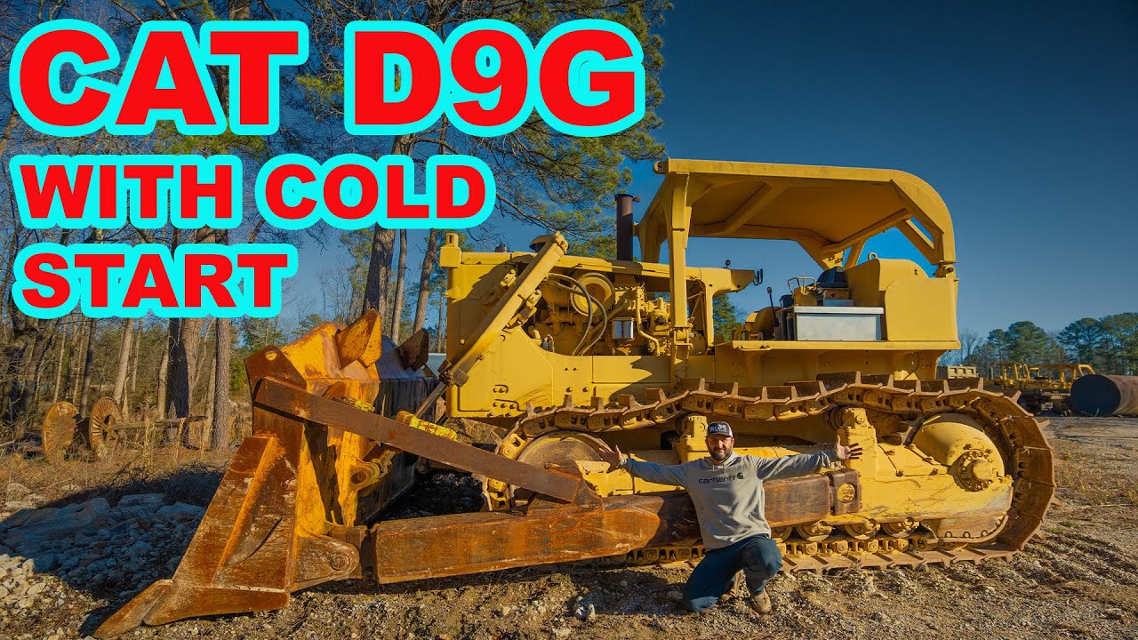 Caterpillar D9G холодный пуск