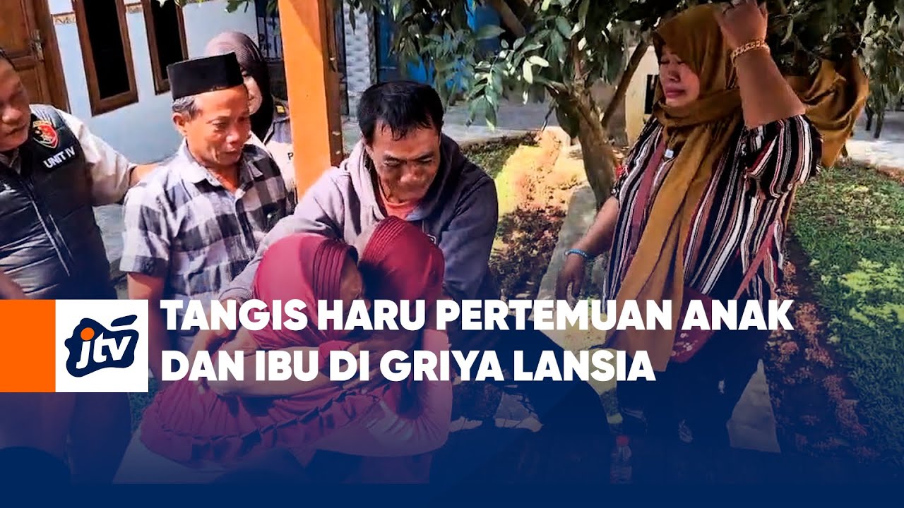 Tangis Haru Pertemuan Anak dan Ibu di Griya Lansia