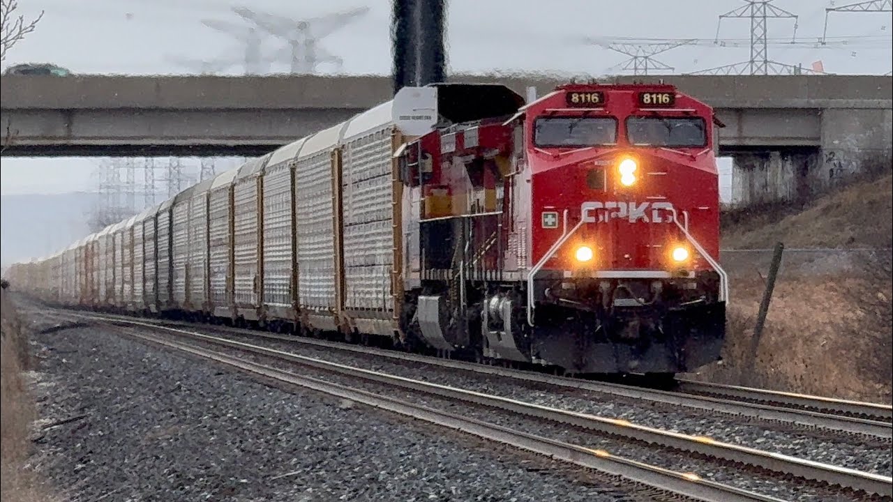 January Weekend Railfanning in Brampton Mississauga and Georgetown