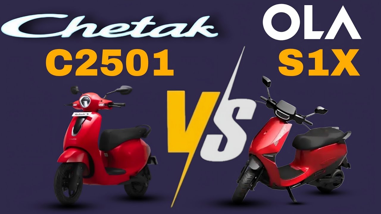 CHETAK C2501⚡VS⚡OLA S1 X 3 KW Full comparison price range speed