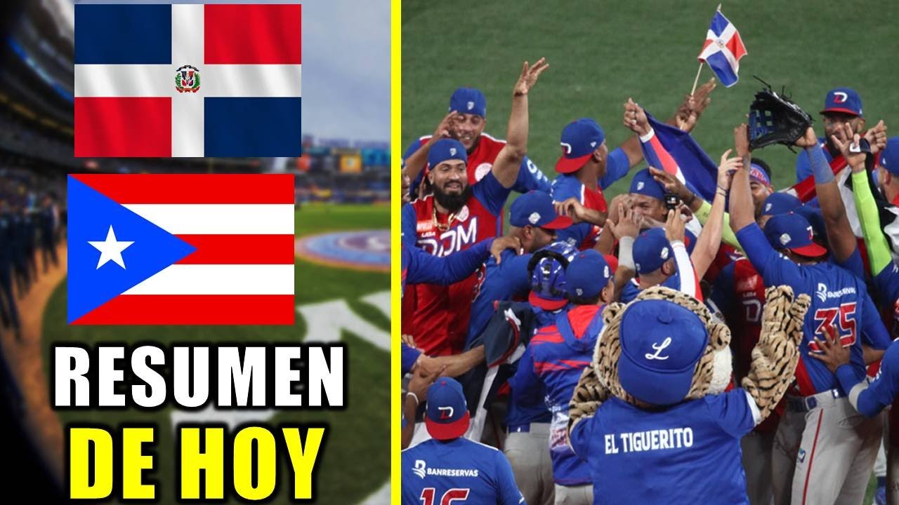 Resumen de hoy: República Dominicana vs Puerto Rico Serie del Caribe - reusmen del juego
