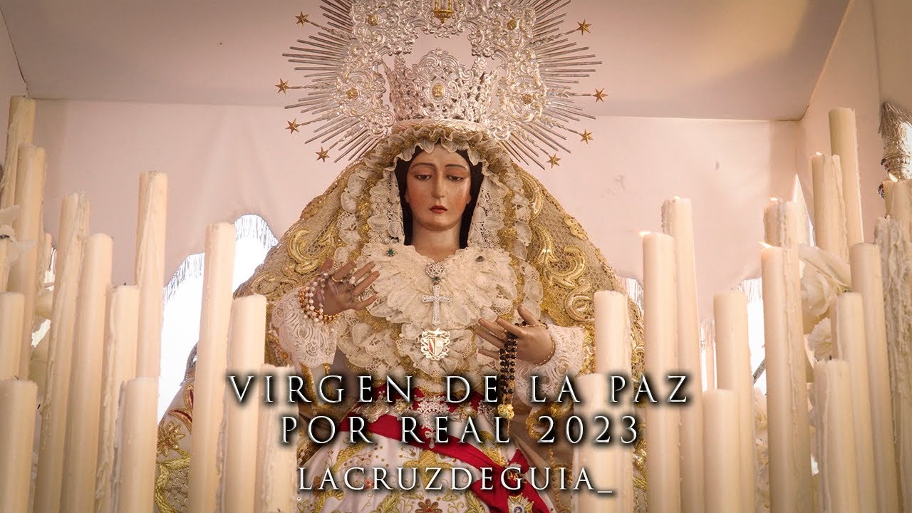 [4K] VIRGEN DE LA PAZ POR REAL - ALMERÍA 2023
