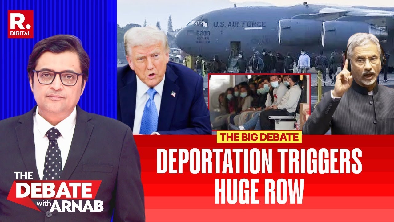 Debate With Arnab: Will Illegal Deportation Row Sour India-US Relations?