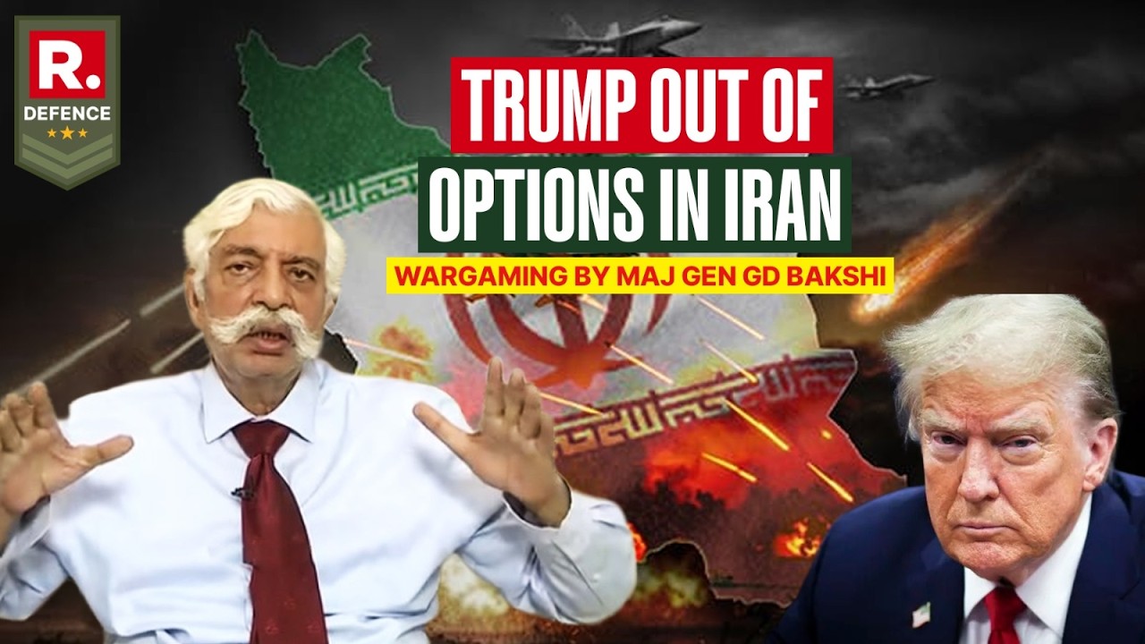 What Are Trump's Options As Iran Fightback Stuns Pentagon | WARGAMING BY MAJ GEN GD Bakshi