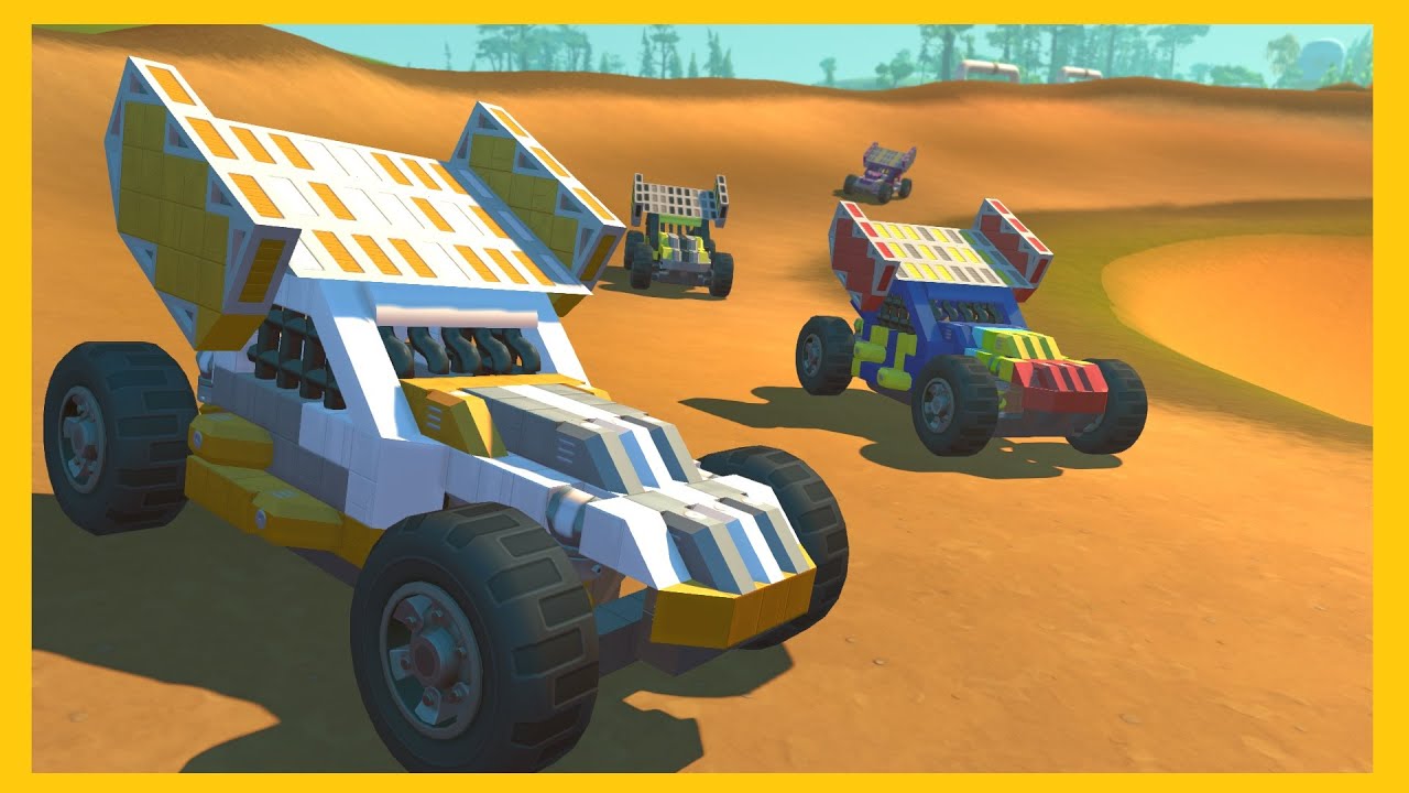 Building SPRINT CARS in Scrap Mechanic