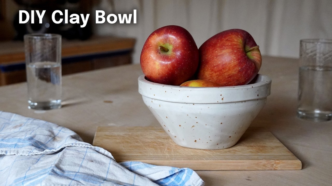 How to make a clay bowl (with templates!)