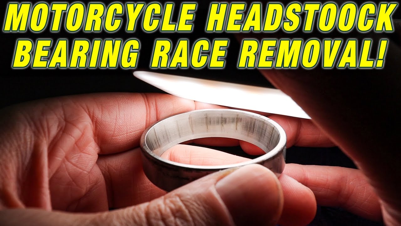 Gotcha! | Motorcycle Headstock Bearing Race Removal!