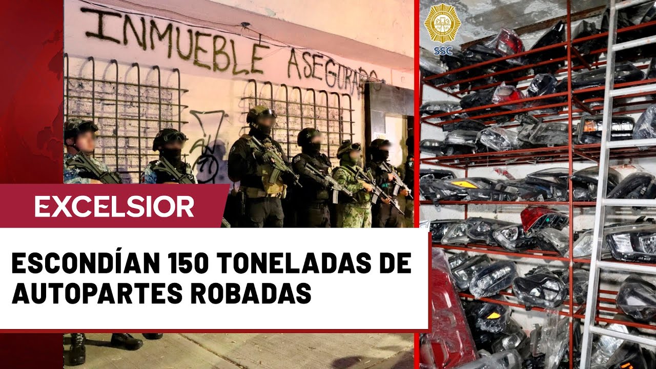 Utilizaban hotel de la CDMX como fachada para el robo de autopartes