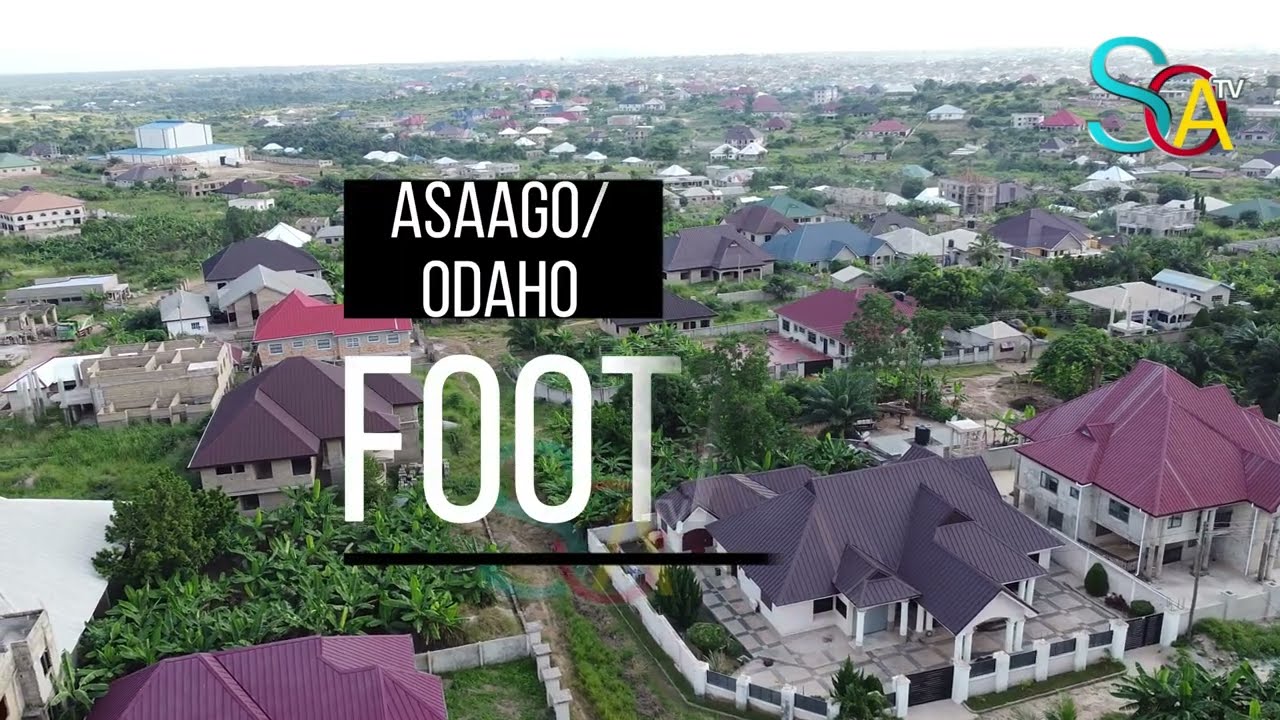 DRONE FOOTAGE - ASAAGO/ODAHO, KUMASI  (4K)