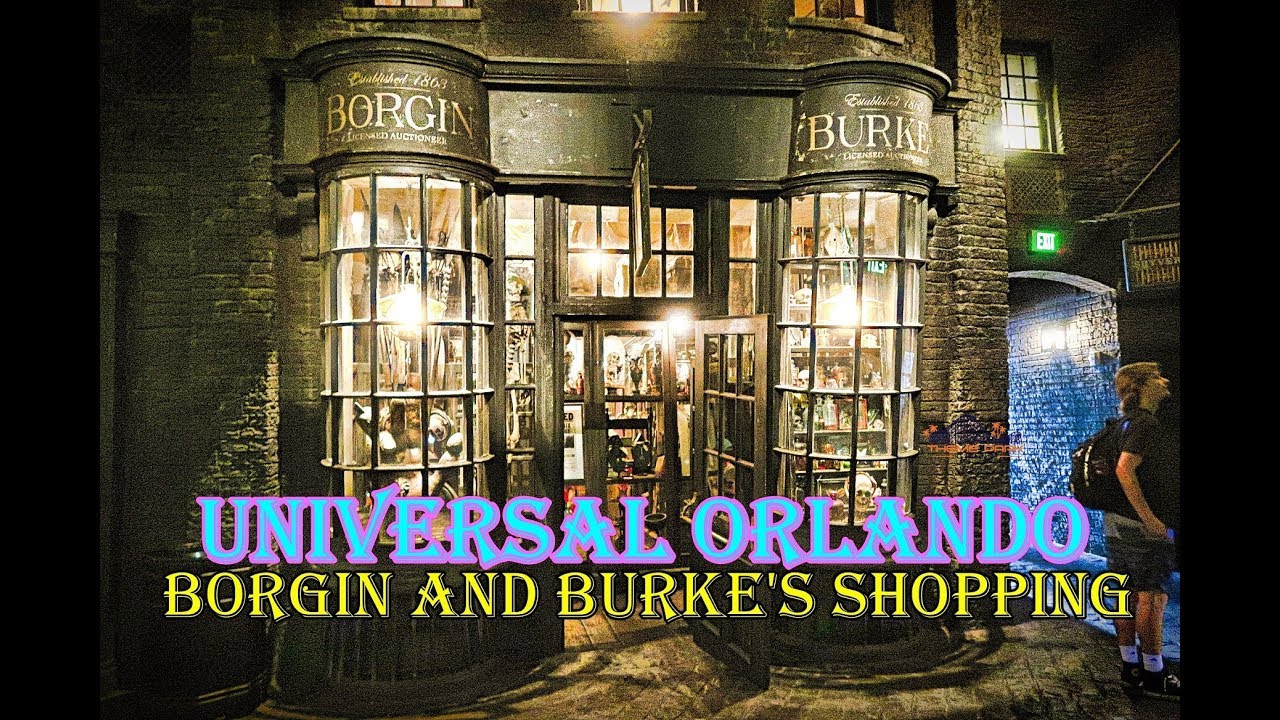 Universal Orlando Harry Potter Merch Shopping - Borgin and Burkes