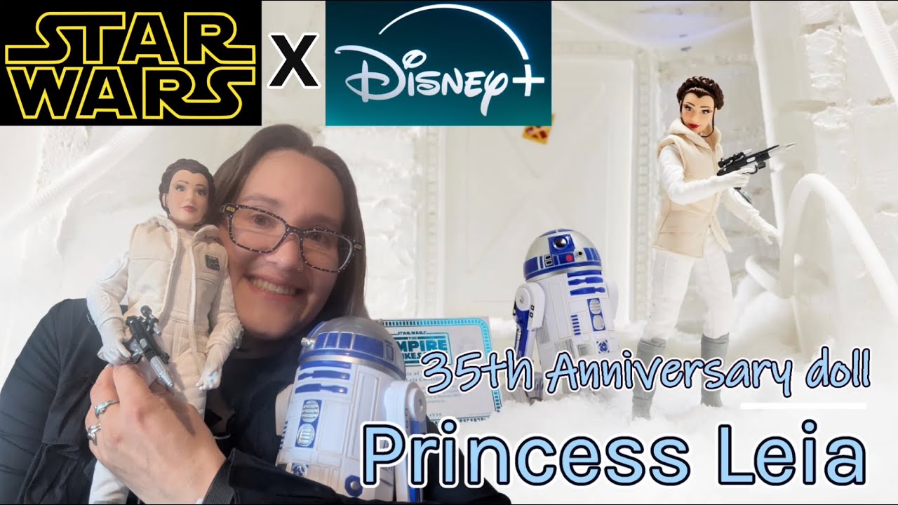 Disney doll Princess Leia box opening & review 35th Anniversary Star Wars Empire Strikes Back