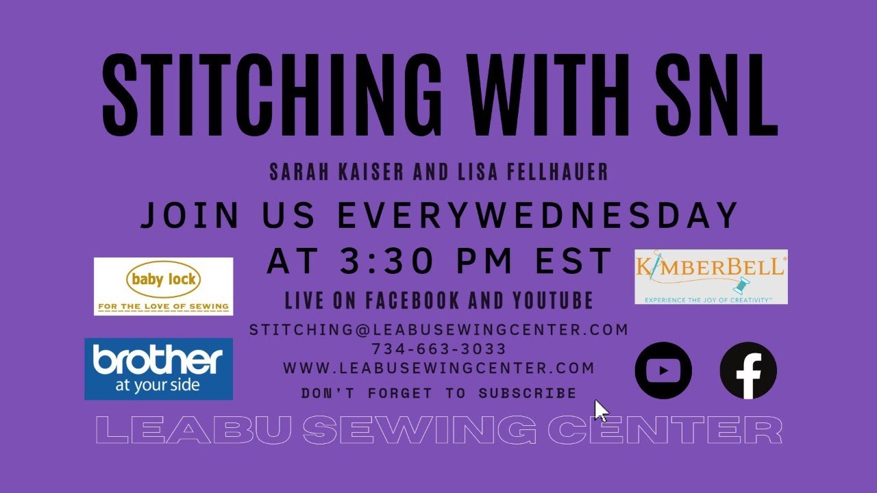 Stitching with SNL - Hidden Zipper for pillow back