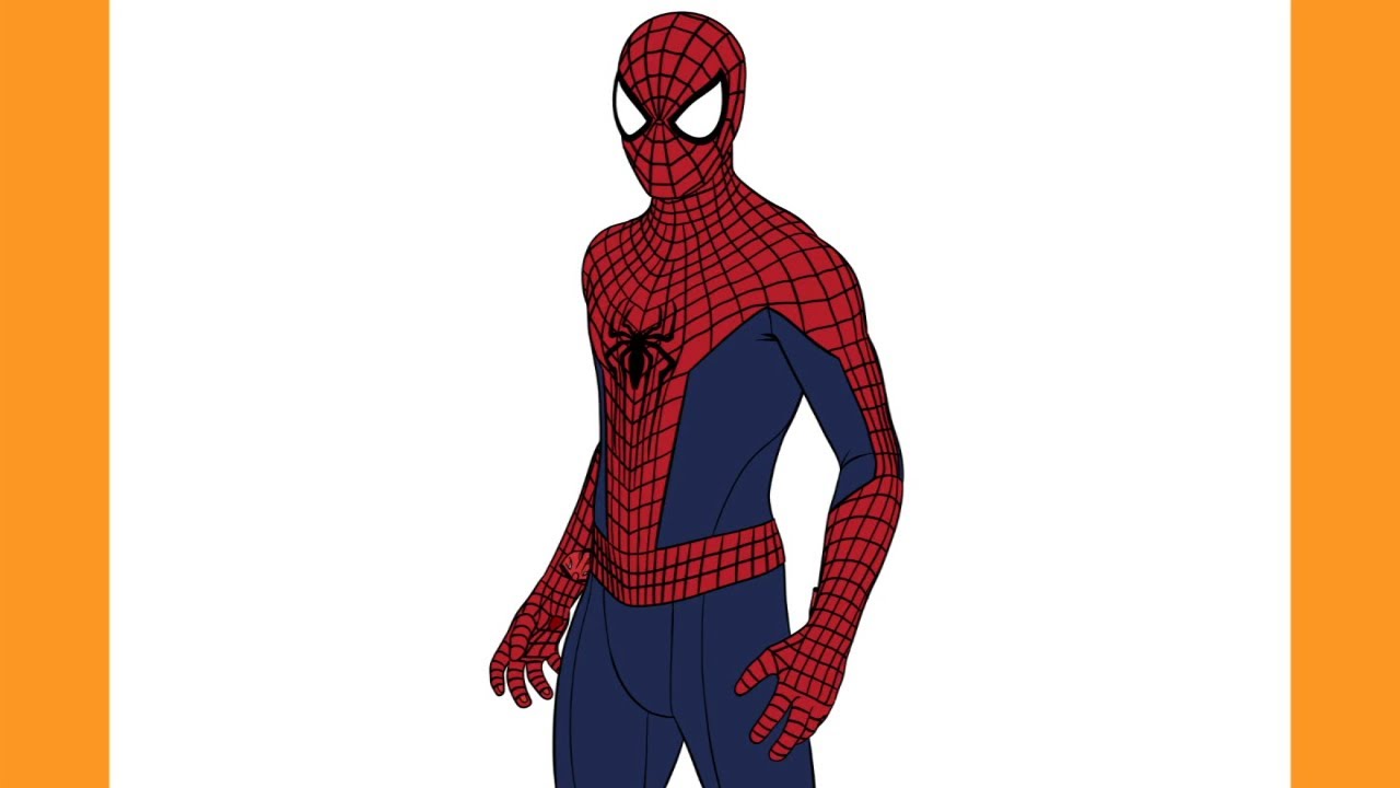 How to Draw SPIDER-MAN (Andrew Garfield) | Spider-Man: No Way Home
