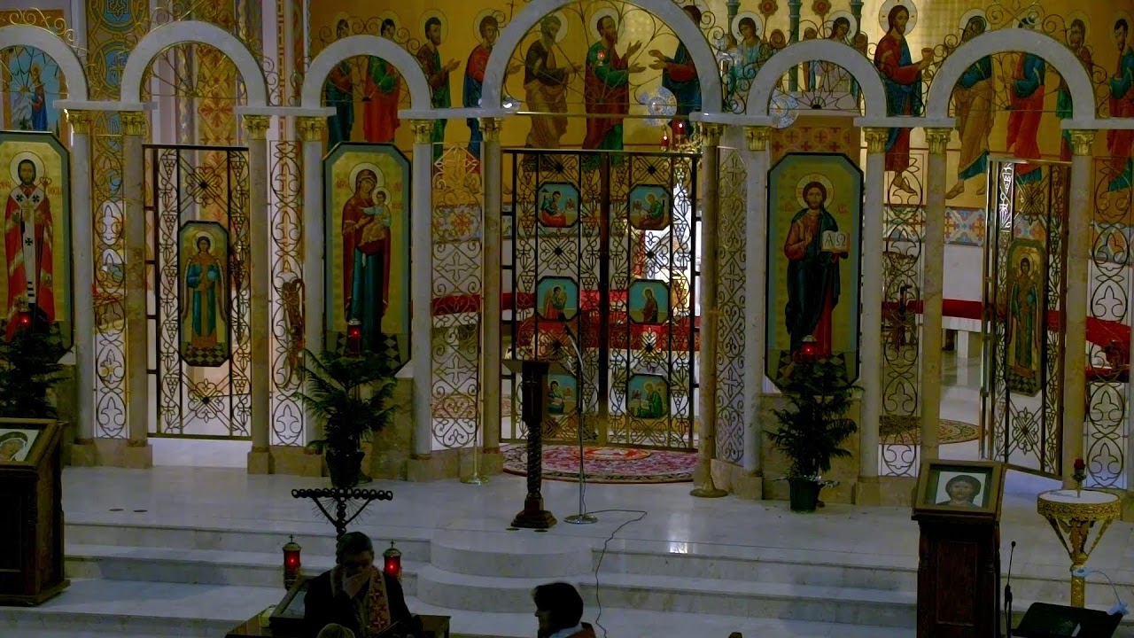 Утреня / Matins.  Св. Тарасія, архиєп. Царгор.