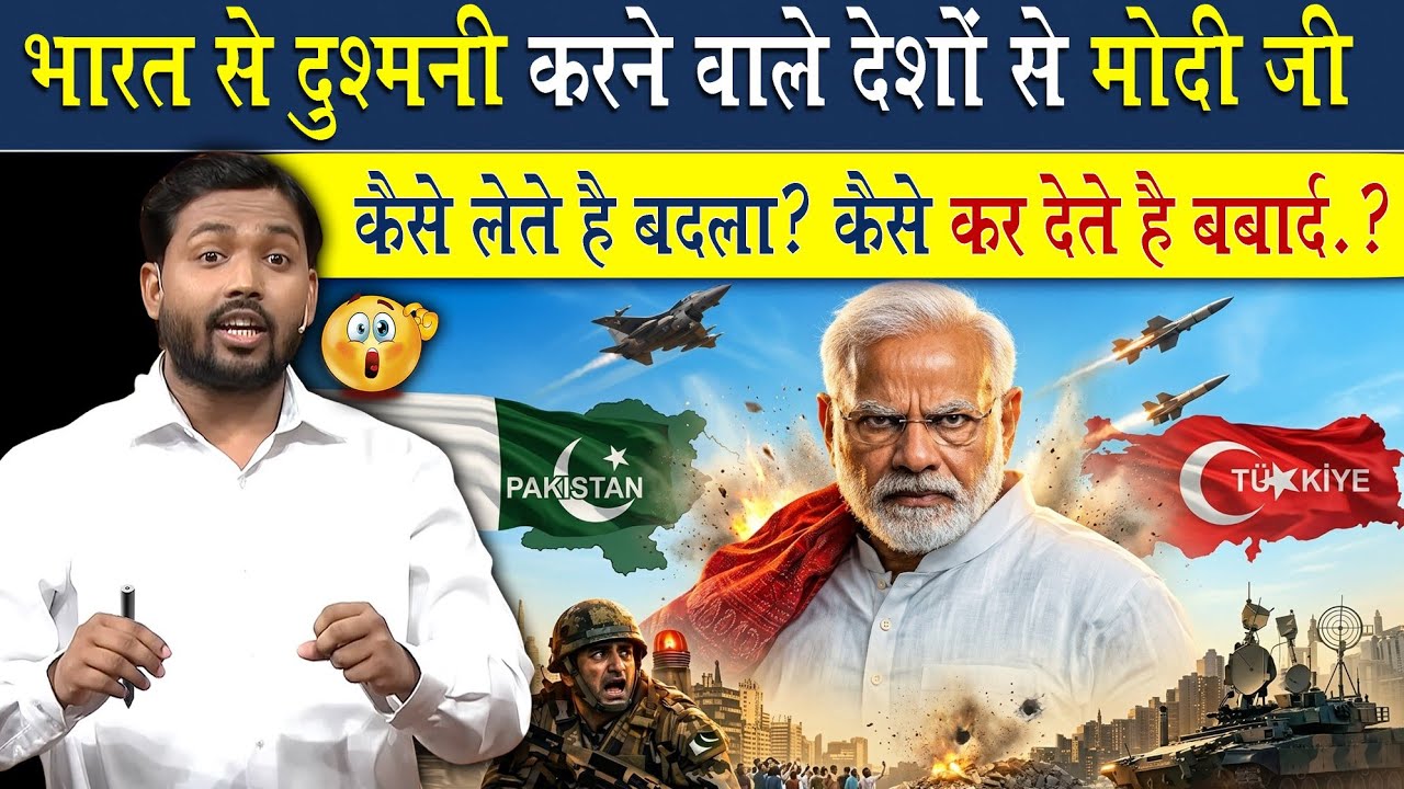भारत से दुश्मनी करने वाले देशों से मोदी जी कैसे लेते है बदला?