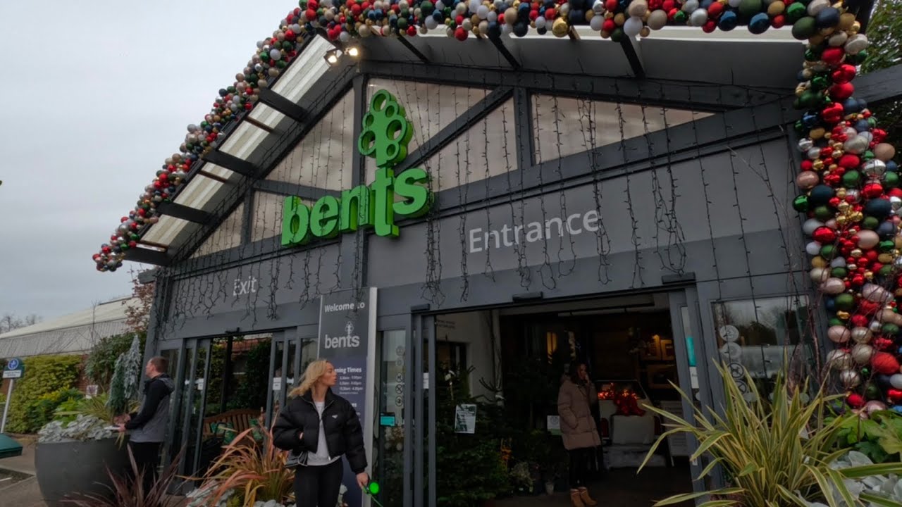 Christmas At Bents Garden Centre Vlog December 2024