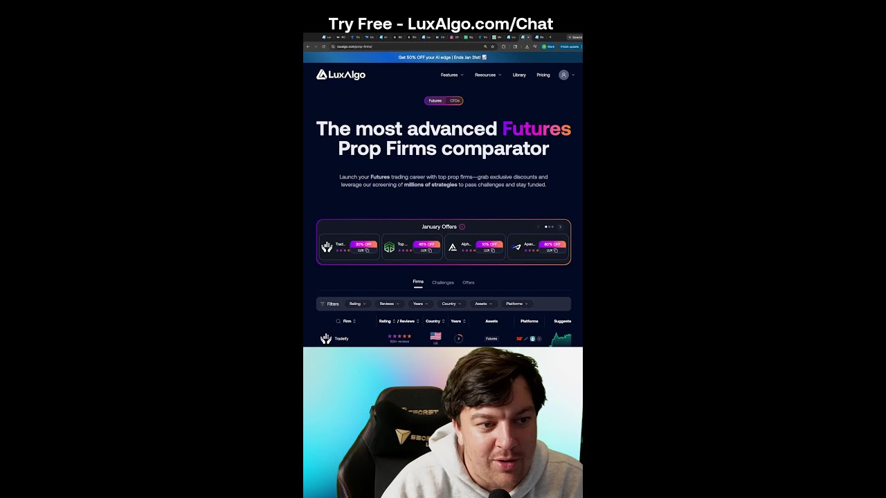 LIVE Automated Trading with LuxAlgo AI