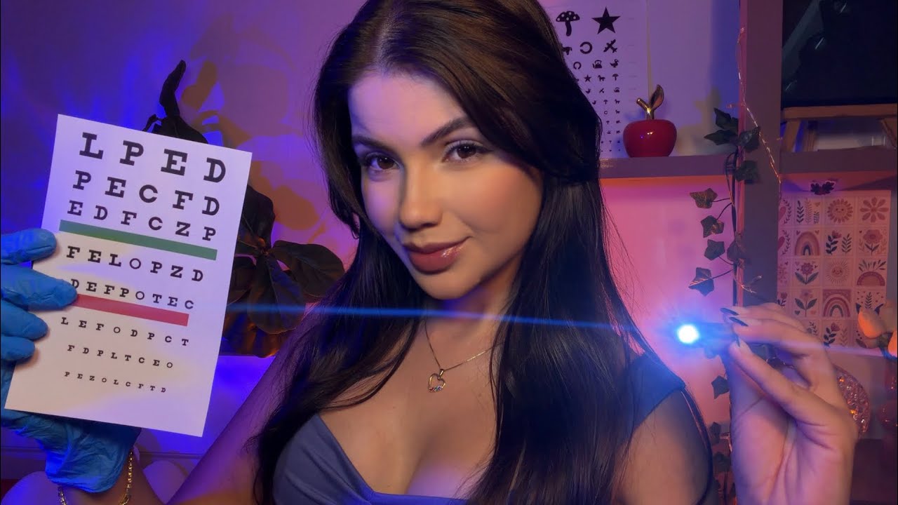 ASMR | Vou fazer seu Exame de Vista 👁️👩‍⚕️