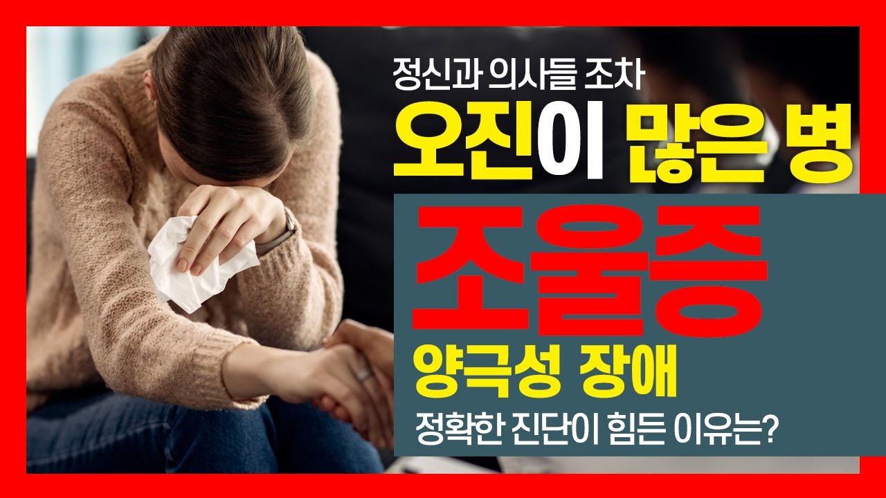 Bipolar disorder, Manic depression I 오진이 많은 병 조울증이란? I 양극성 장애 I 정신과 의사 수잔 정