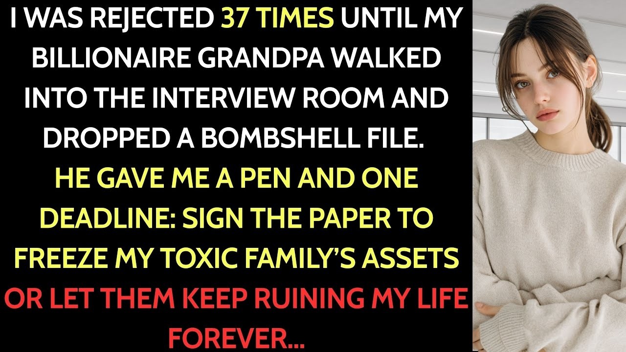 I Got Rejected From Every Job — Until My Rich Grandpa Walked Into the Interview Room and…
