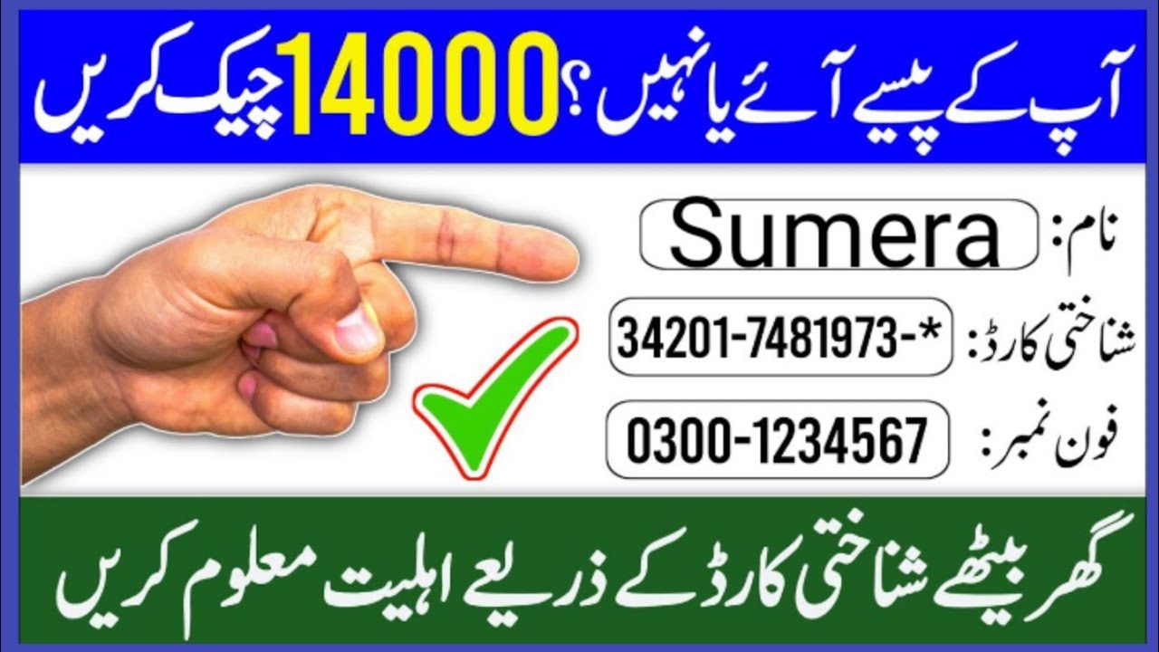 How To Check Ehsaas Kafalat Program14000 Payment | Ehsas Program 8171 Apply online.#online #ehsaas