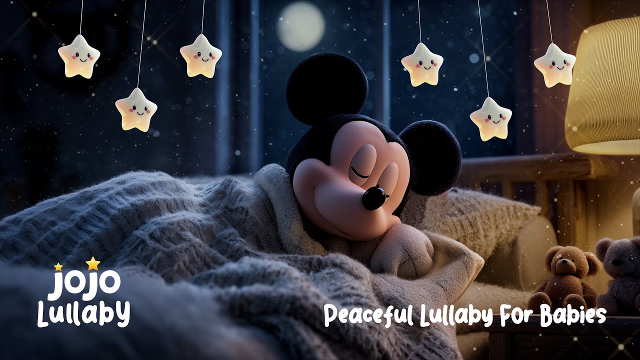 Brahms Cradle Lullaby 🌙💤 for Babies & Toddlers 👶✨ Deep Sleep Music 🎵🌟 Sweet Dreams