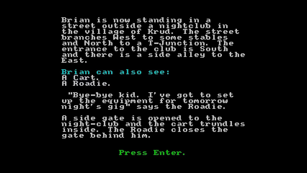 Brian: The Novice Barbarian - RZX Playback