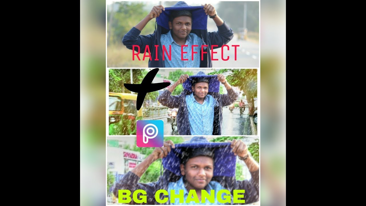 How to do Rain effect in PicsArt||HD||