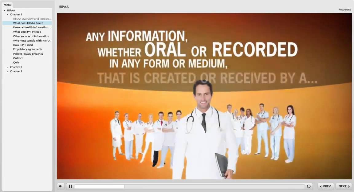 Health Insurance Portability and Accountability Act (HIPAA) Compliance