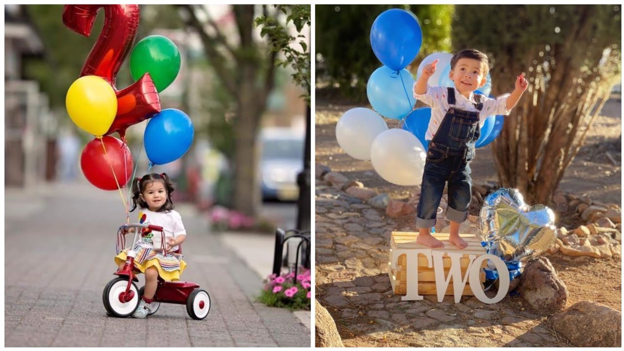 2 Year Baby Photoshoot Ideas 2024 || Second Year Birthday Photoshoot Ideas ||2nd Birthday Photoshoot