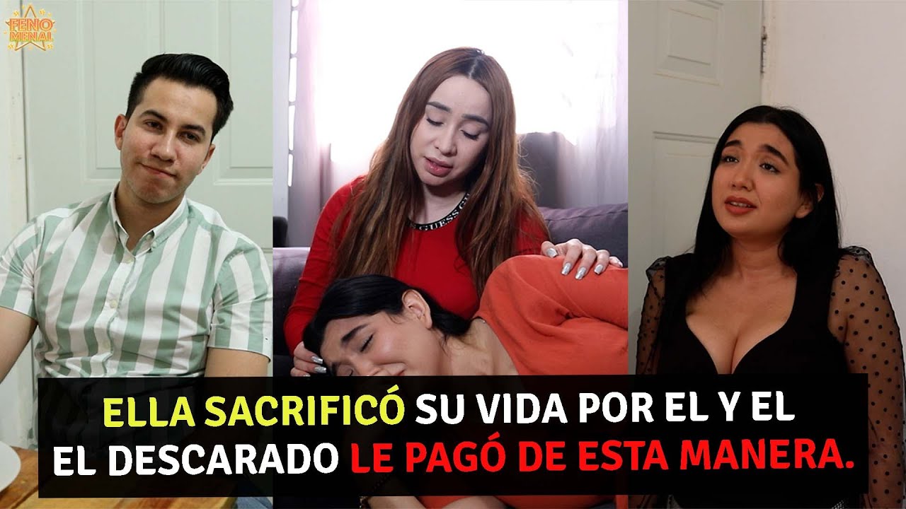 Ella sacrificó su vida por el y el descarado le pagó de esta manera