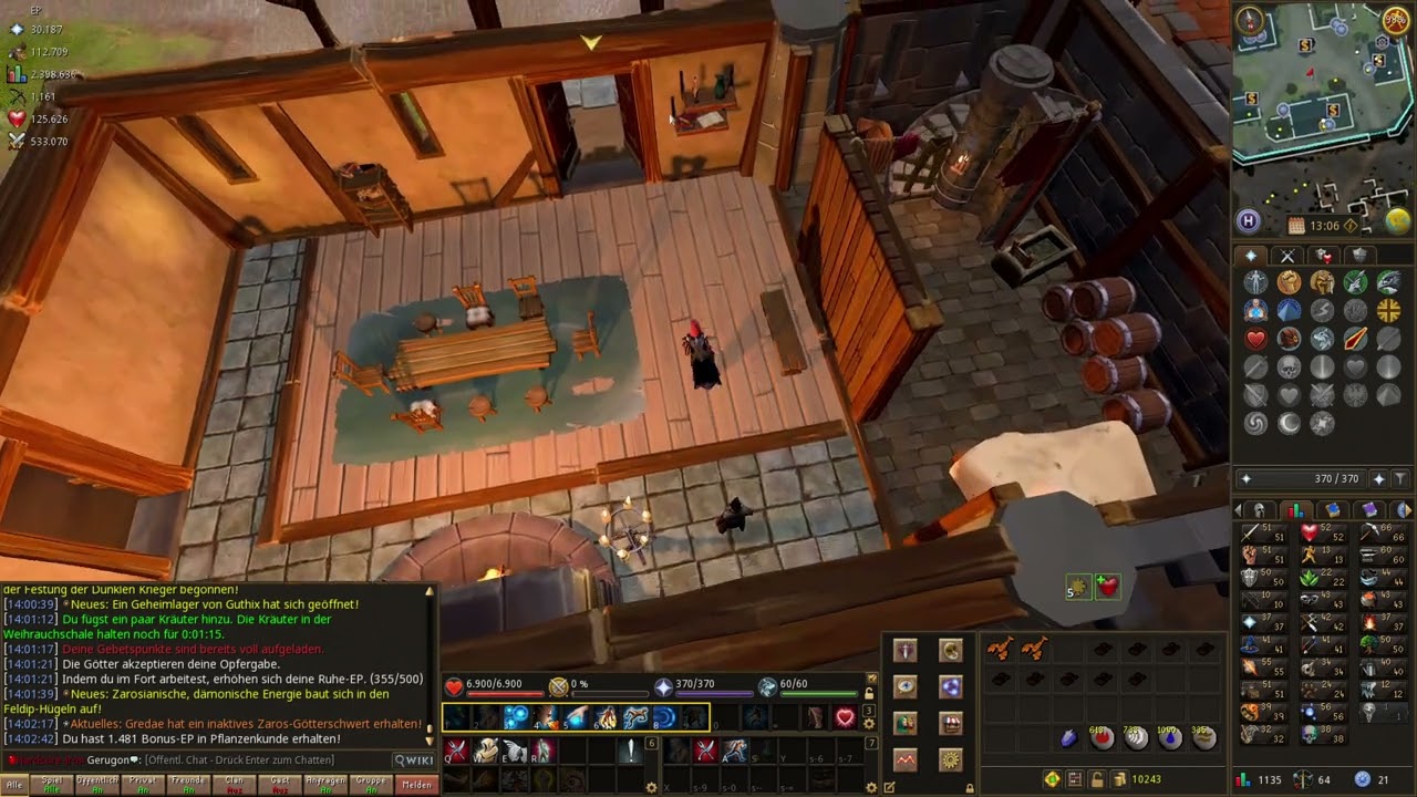 Let's Play Runescape Hardcore Ironman #49 Kapelle und Mord an der Grenze