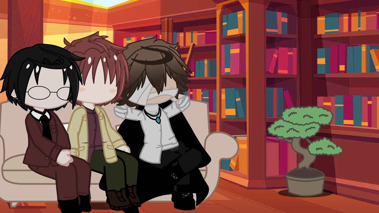 Ода, Дазай и Анго реагируют на Дазая/ Past Ango, Oda & Dazai react to Dazai. Перезалив/Reuploading