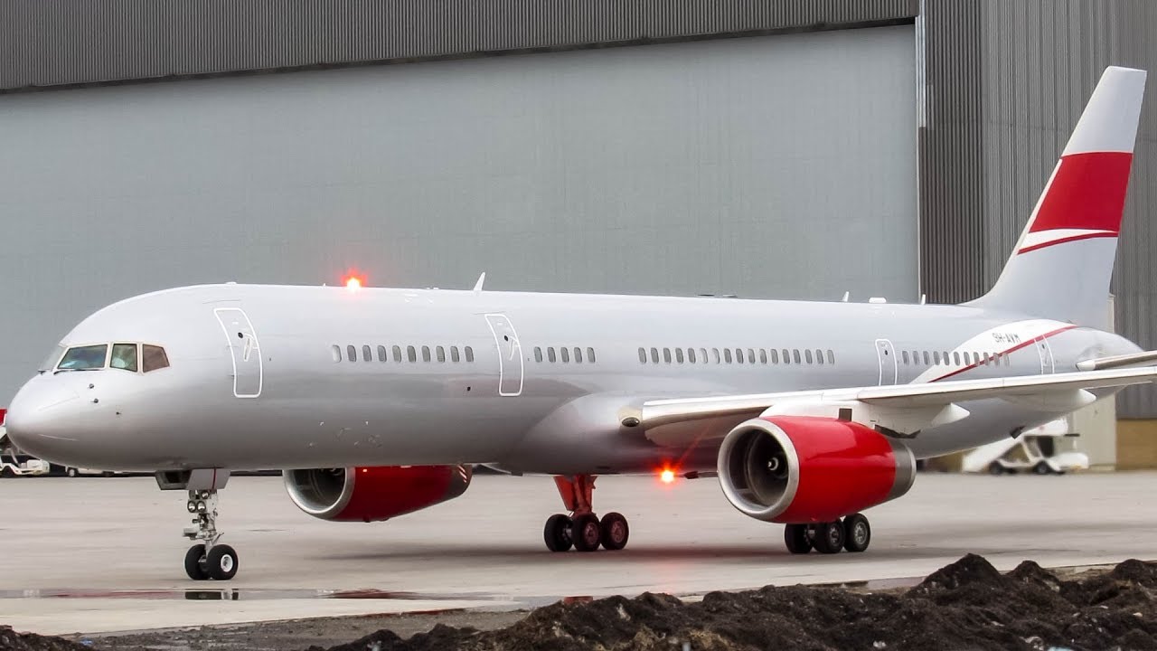 JetMagic Boeing 757-200 (B752) landing & departing Montreal (YUL/CYUL)