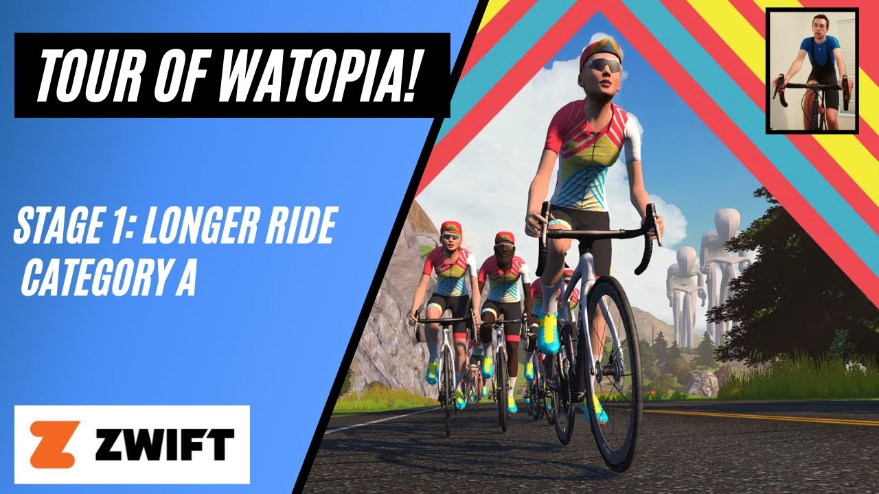 BIG SPRINT WATTS in Tour of Watopia Stage 1 // Iconic Routes // Zwift Group Ride