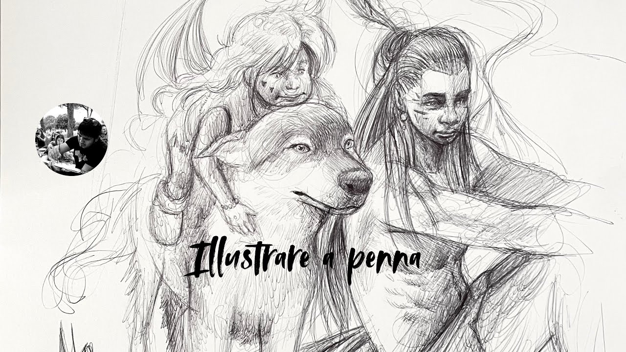 Illustrare a penna 