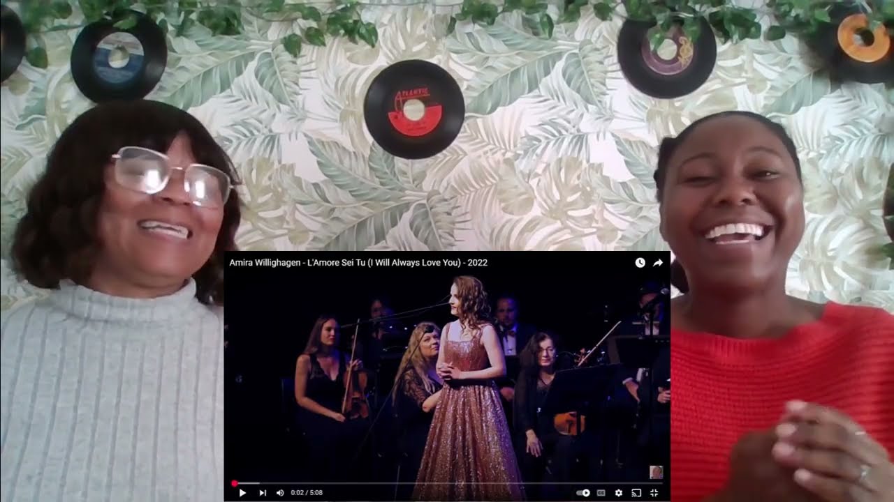 Reacting to Amira Willighagen Singing 