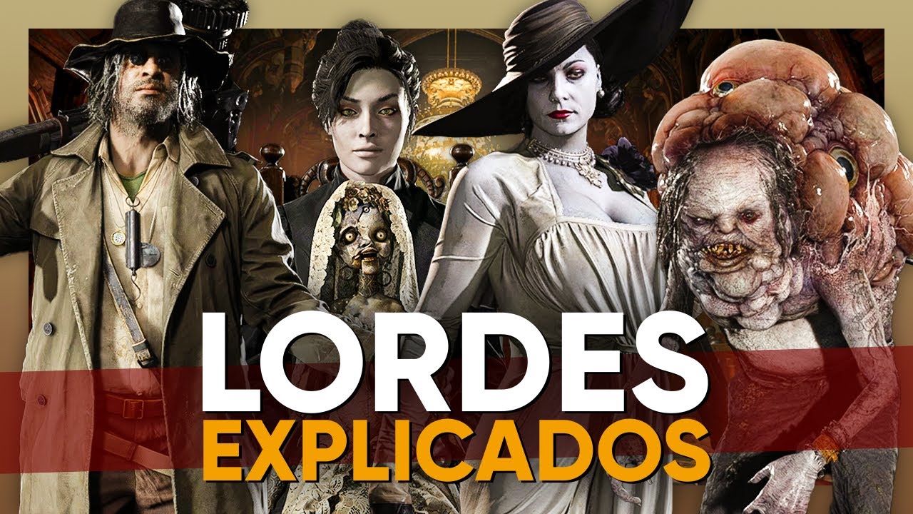 RESIDENT EVIL VILLAGE: TODOS OS 4 LORDS EXPLICADOS em 1 Vídeo