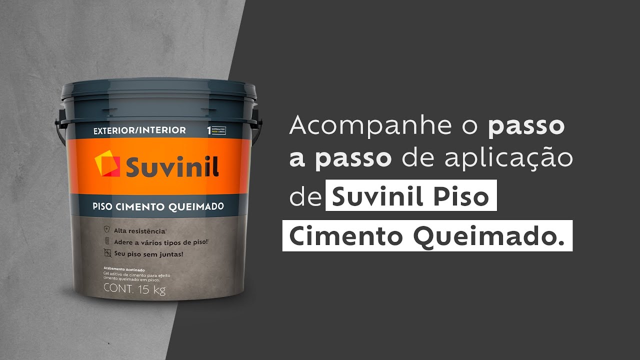 Suvinil Piso Cimento Queimado - Aplicação e Como Fazer