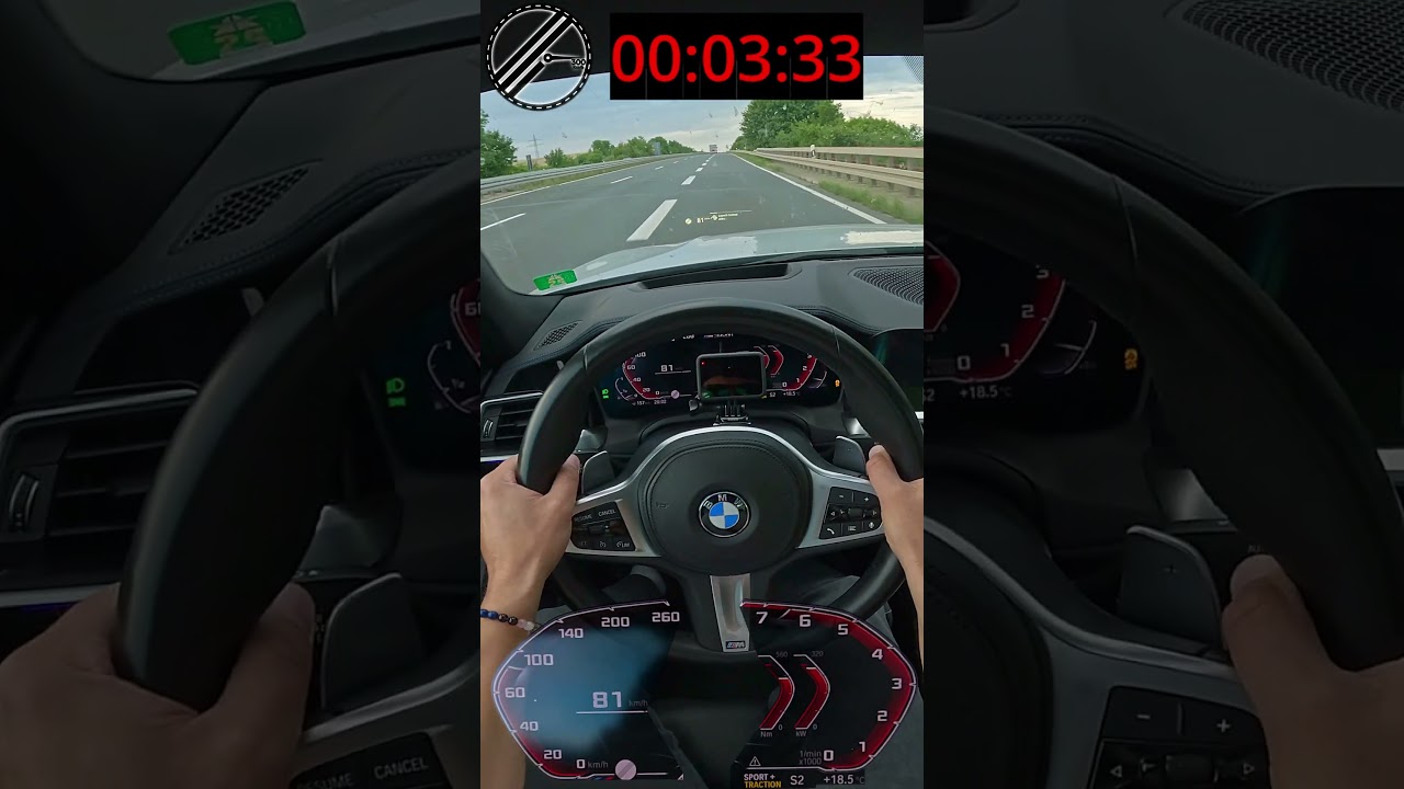 BMW M340i G20 | 374 PS | 0-100 kmh Launch Control