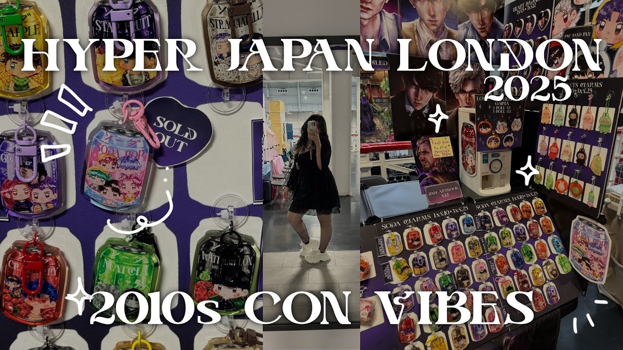 ARTIST ALLEY VLOG ❤︎ Hyper Japan London '25 | not my crowd