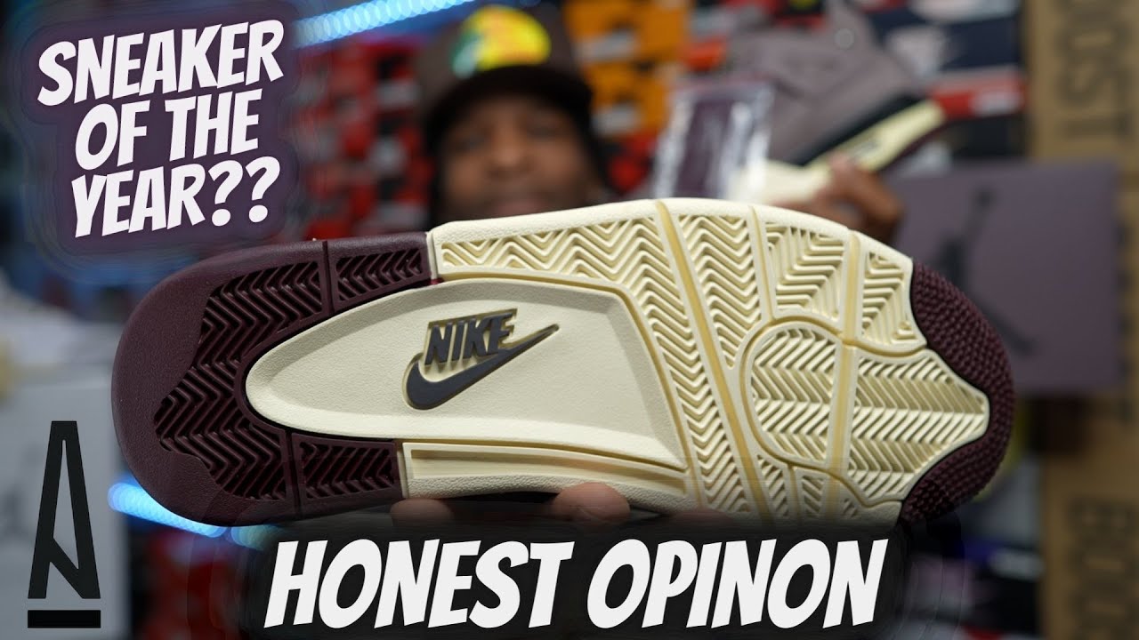 JORDAN 4 OF THE YEAR?? JORDAN 4 A MA MANIERE FIRST LOOK, THOUGHTS, AND OVERVIEW!! HONEST OPINON