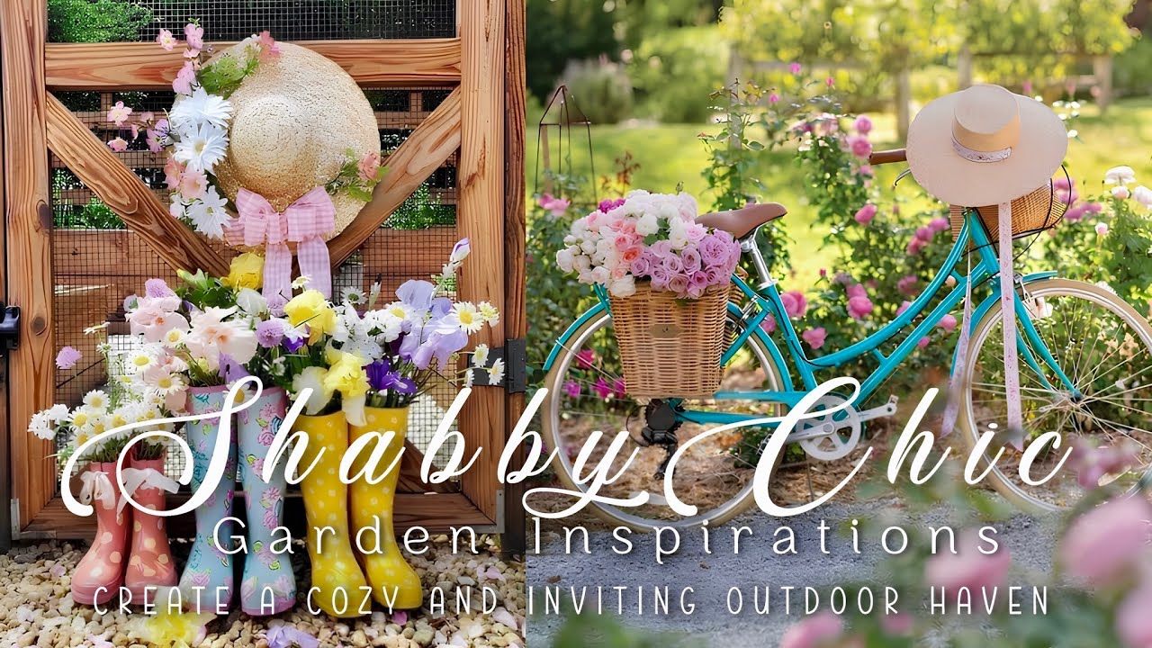 SHABBY CHIC GARDEN MAGIC: Turn Your Outdoors into a Cozy, Enchanting Haven of Charm | Easy DIY Tips🪴
