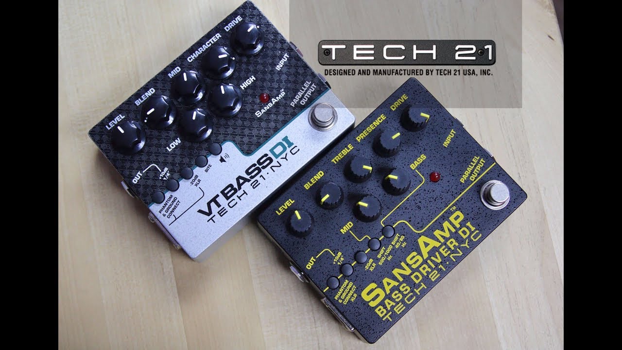 WHICH BASS DI? Tech 21 Bass Driver DI V2 vs VT Bass DI