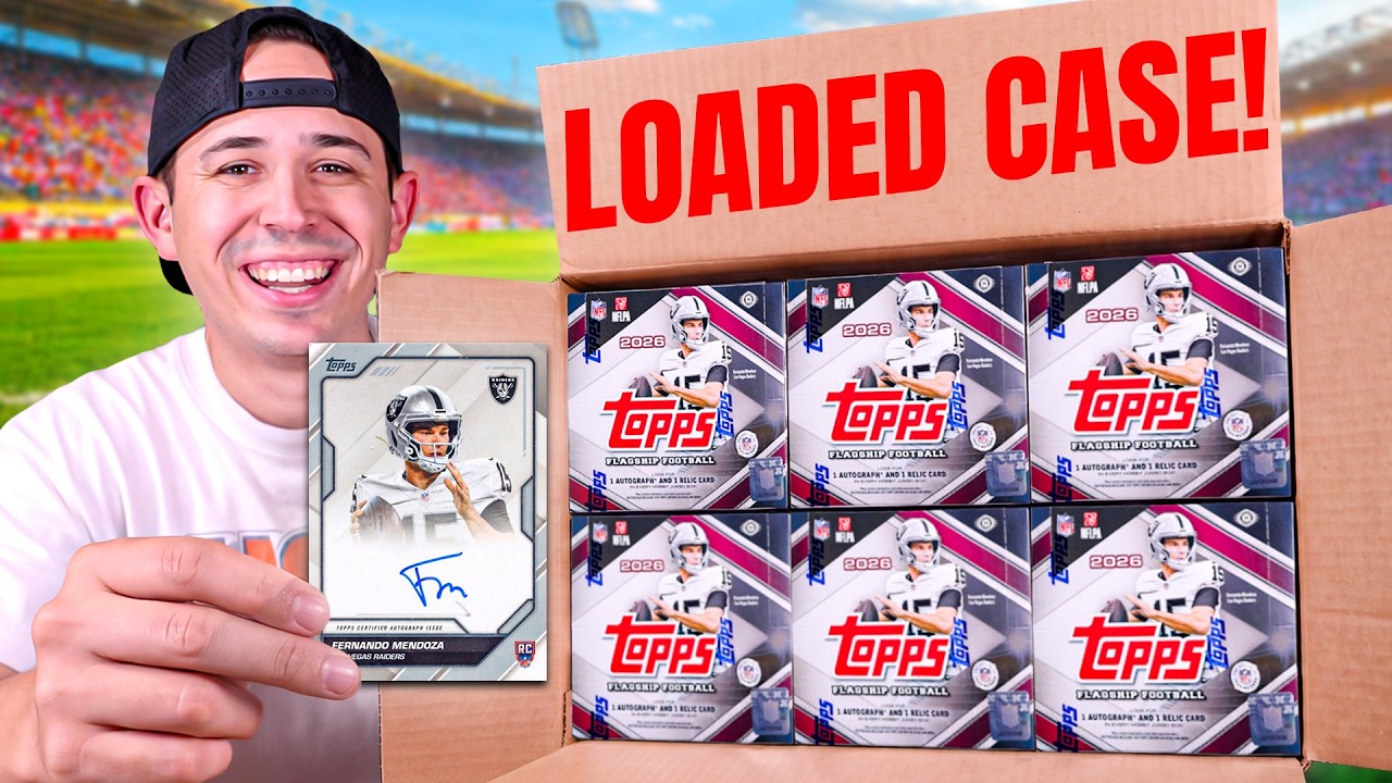 Мы вытянули ОГРОМНУЮ КАРТУ НОВИЧКА С АВТОГРАФОМ из набора 2026 Topps Flagship Football! 🤯