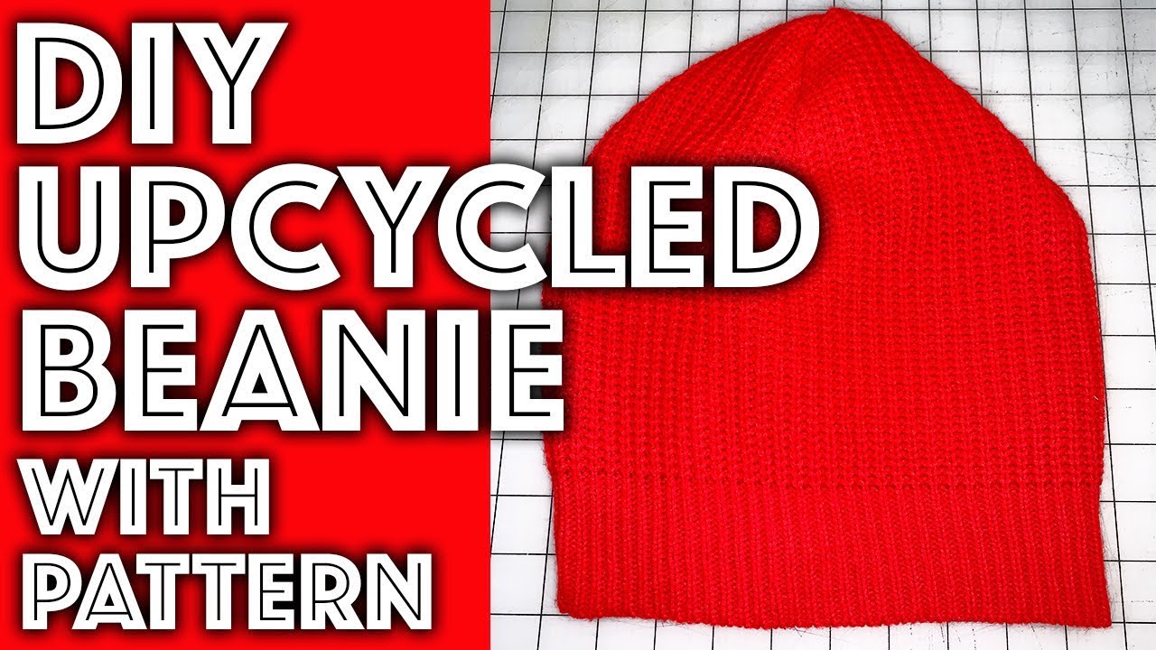 Make a Beanie From a Sweater With Pattern | Sew Anastasia