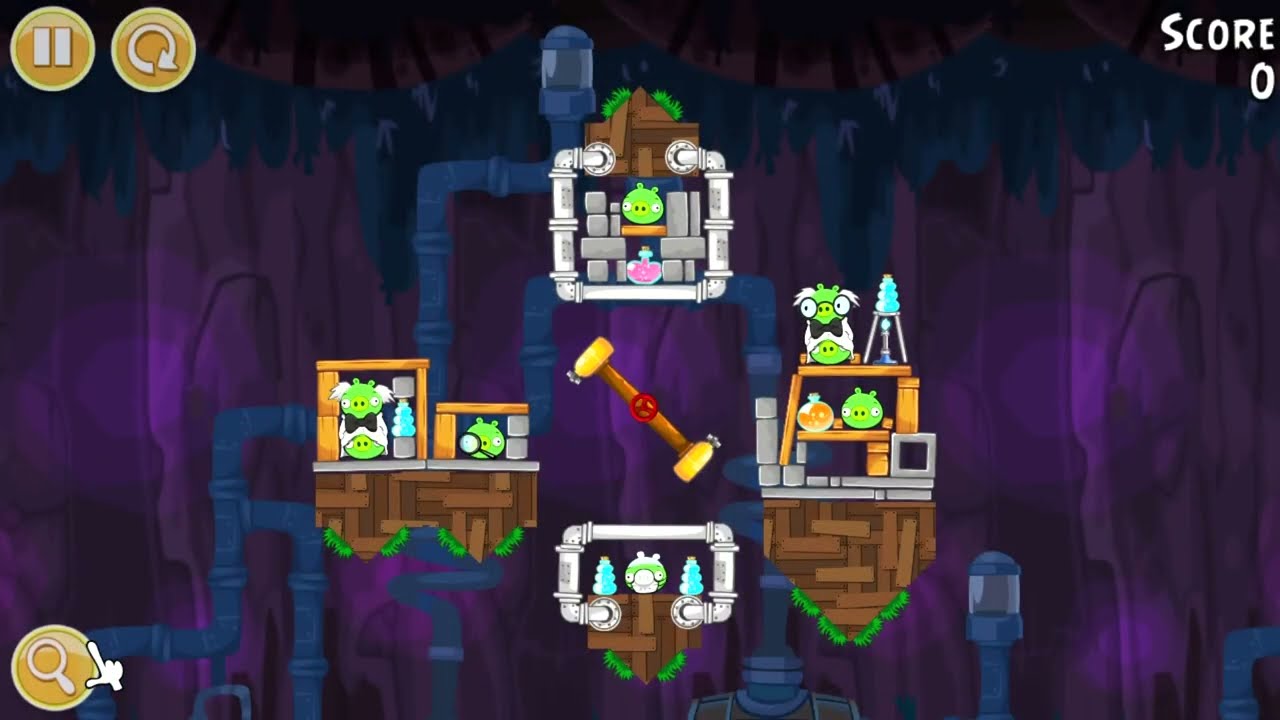 🧪 Angry Birds Classic - Short Fuse Part 2 ⭐⭐⭐ Three Stars Gameplay Walkthrough All Levels