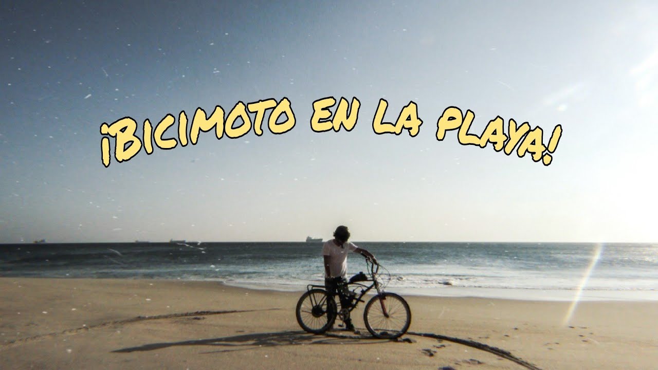 ¡¡La Bicimoto llegó a la Playa!! // La metí al mar 😱 [Smile & Shoot]